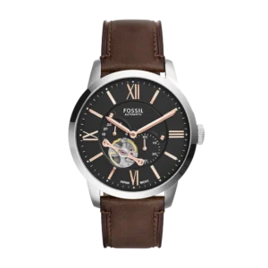 Townsman Automatic Leather Watch Brown